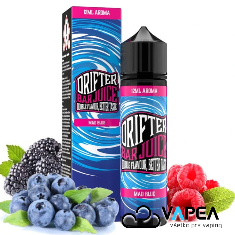 Juice Sauz Drifter Shake & Vape Mad Blue 12ml