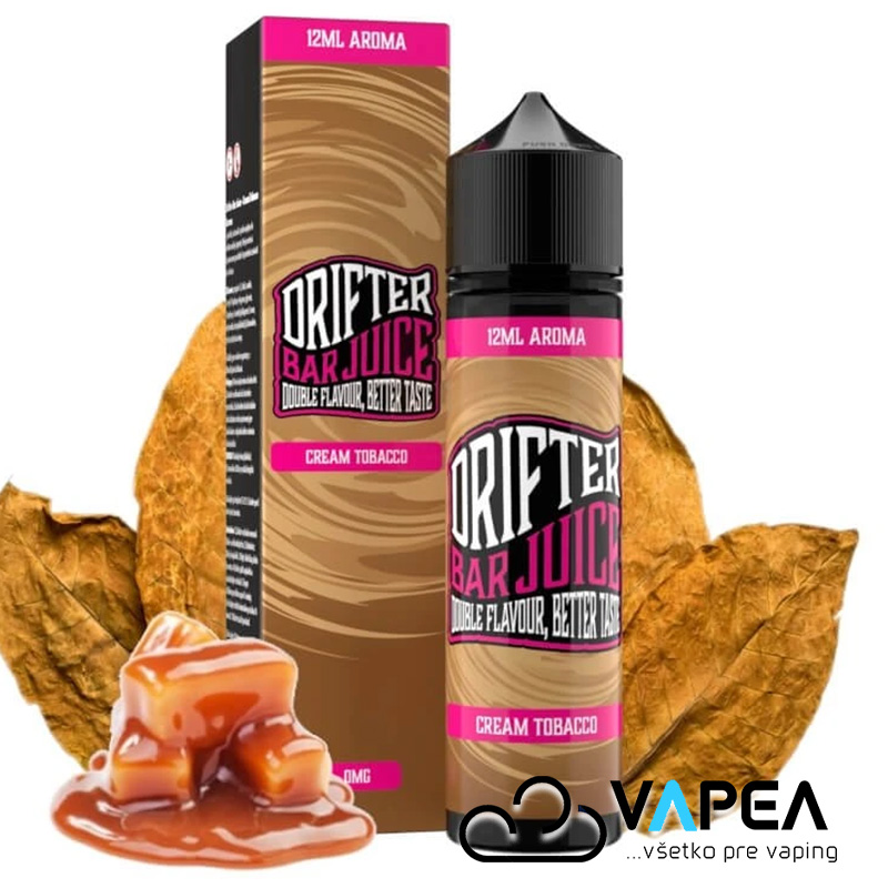 Juice Sauz Drifter Shake & Vape Cream Tobacco 12ml