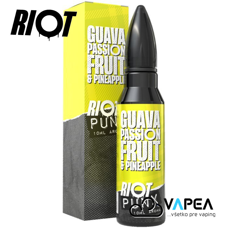 Riot Punx Shake & Vape Guava Passionfruit & Pineapple 10ml