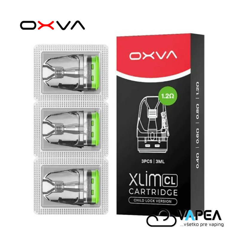 OXVA Xlim CL Pod Top Fill cartridge 1,2ohm 2ml 3Pack