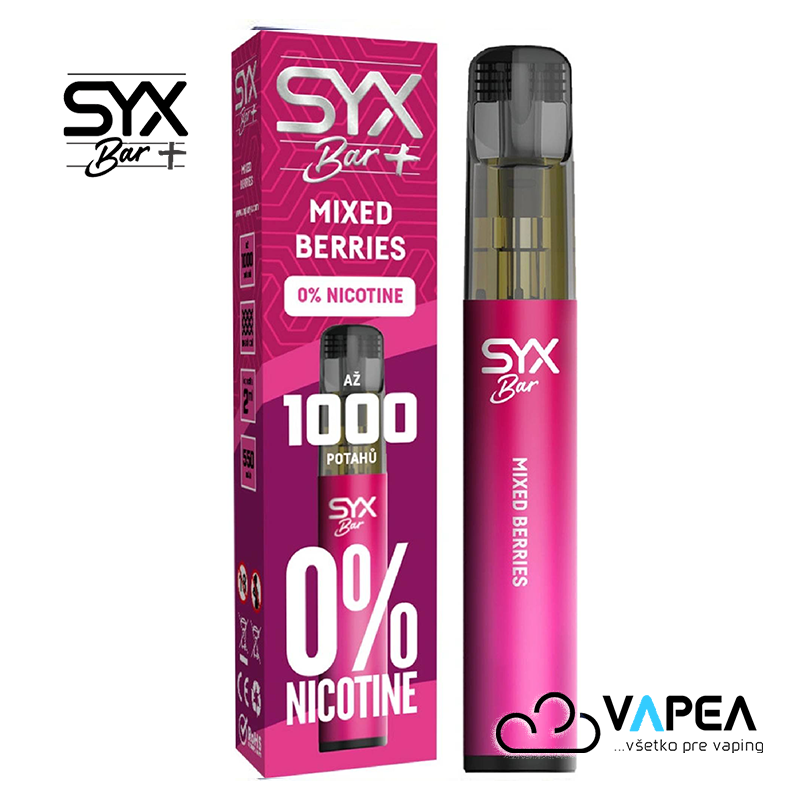 SYX BAR+ 1000 Mixed Berries 0mg