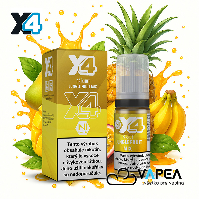 e-liquid X4 Bar Juice Jungle Fruit Mix 10ml 20mg
