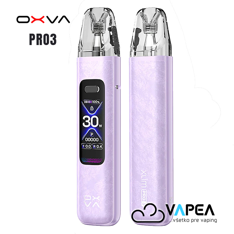 OXVA Xlim Pro 3 Pod Kit 1500 mAh Lavender Purple 1 ks