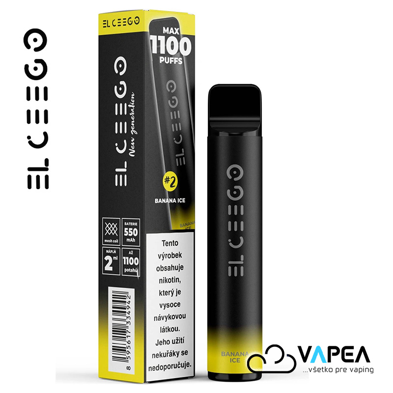 EL CEEGO Banana Ice 16,5mg 1100 Pufs