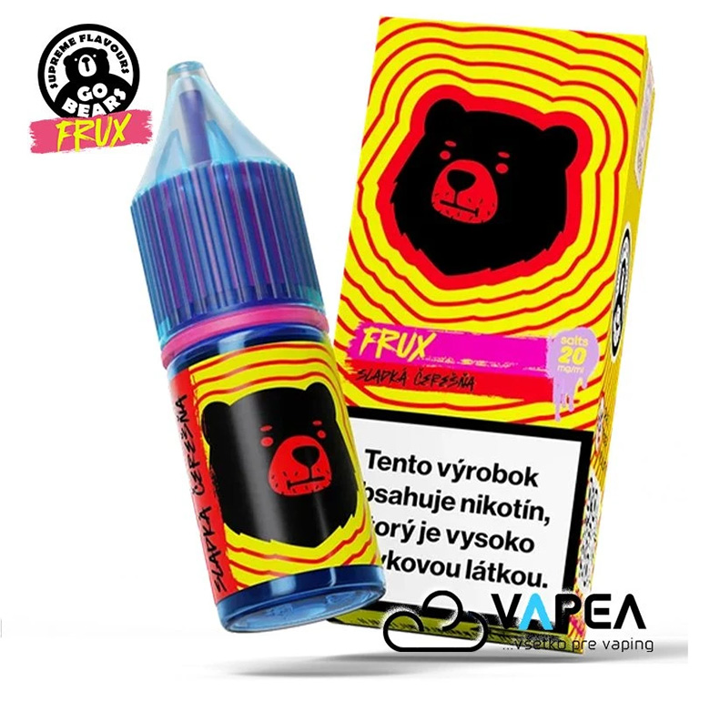 e-liquid Go Bears Frux Sladká čerešňa 10ml - 20mg