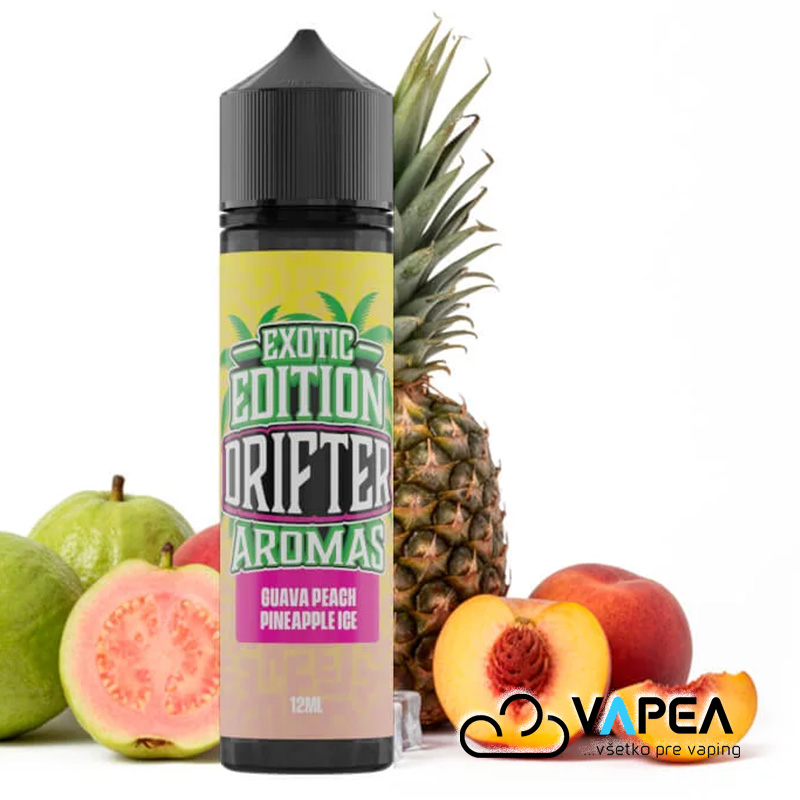 Drifter Exotic Shake & Vape Guava Peach Pineapple Ice12ml