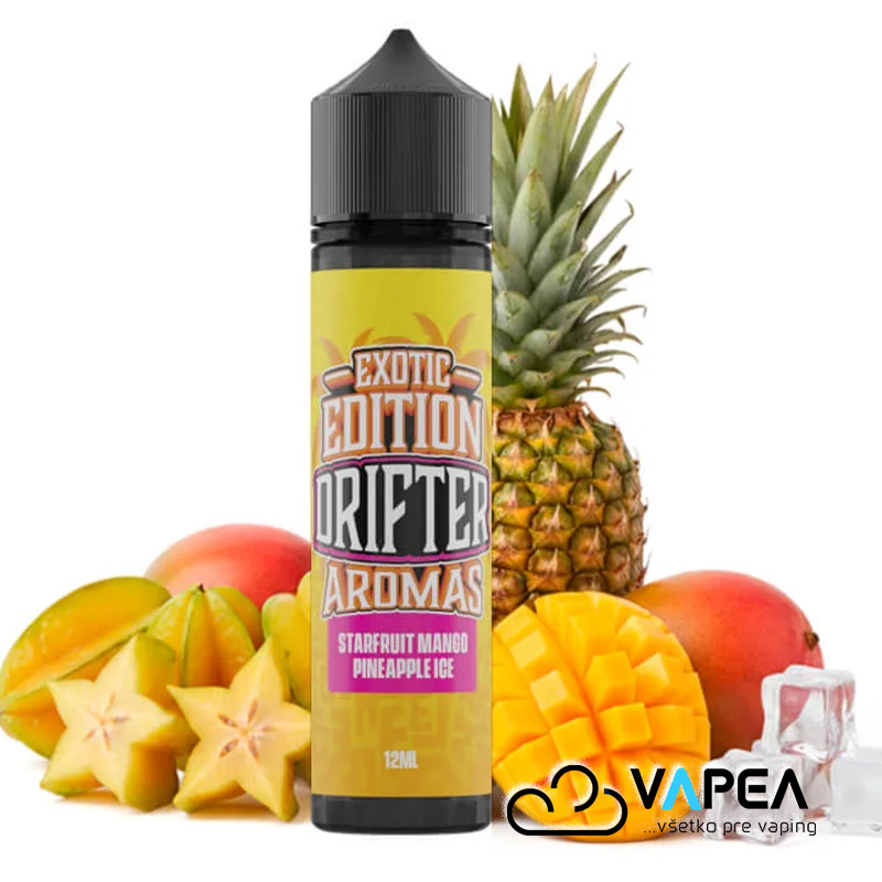 Drifter Exotic Shake & Vape Starfruit Mango Pineapple Ice 12ml