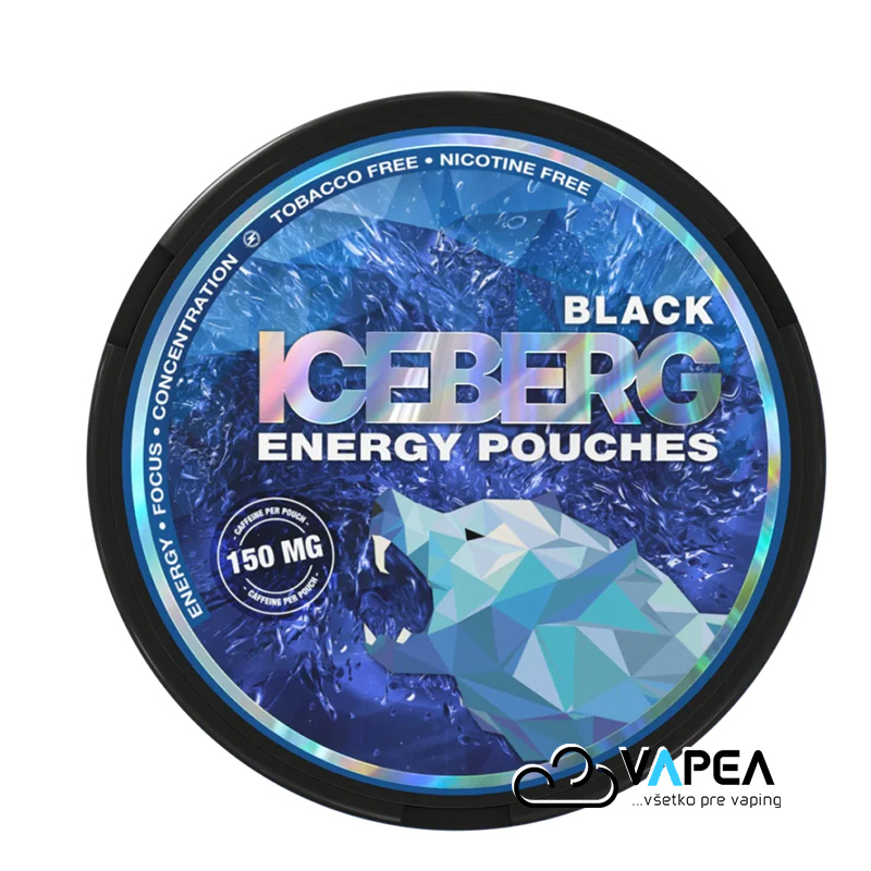 ICEBERG BLACK energy pouches 150mg
