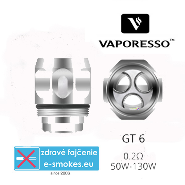 Vaporesso GT6 žeraviaca hlava - 0,2ohm