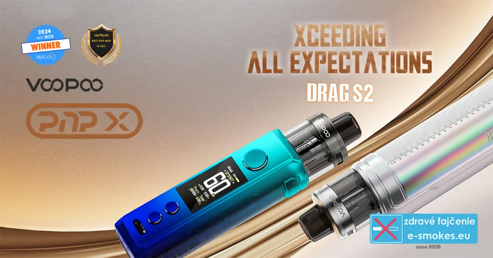 VOOPOO Drag S2 POD MOD 60W 2500 mAh Spray Black 1 ks