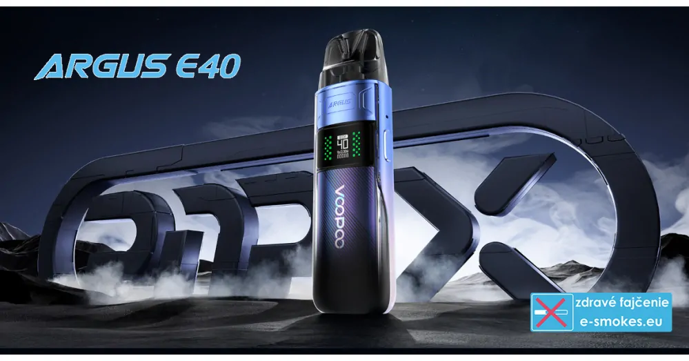VOOPOO ARGUS E40 elektronická cigareta 1800mAh Pearl White 1ks 