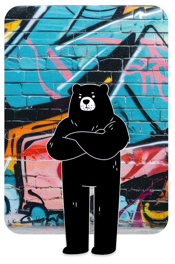 e-liquid Go Bears Frux Jablko a Mäta 10ml - 20mg