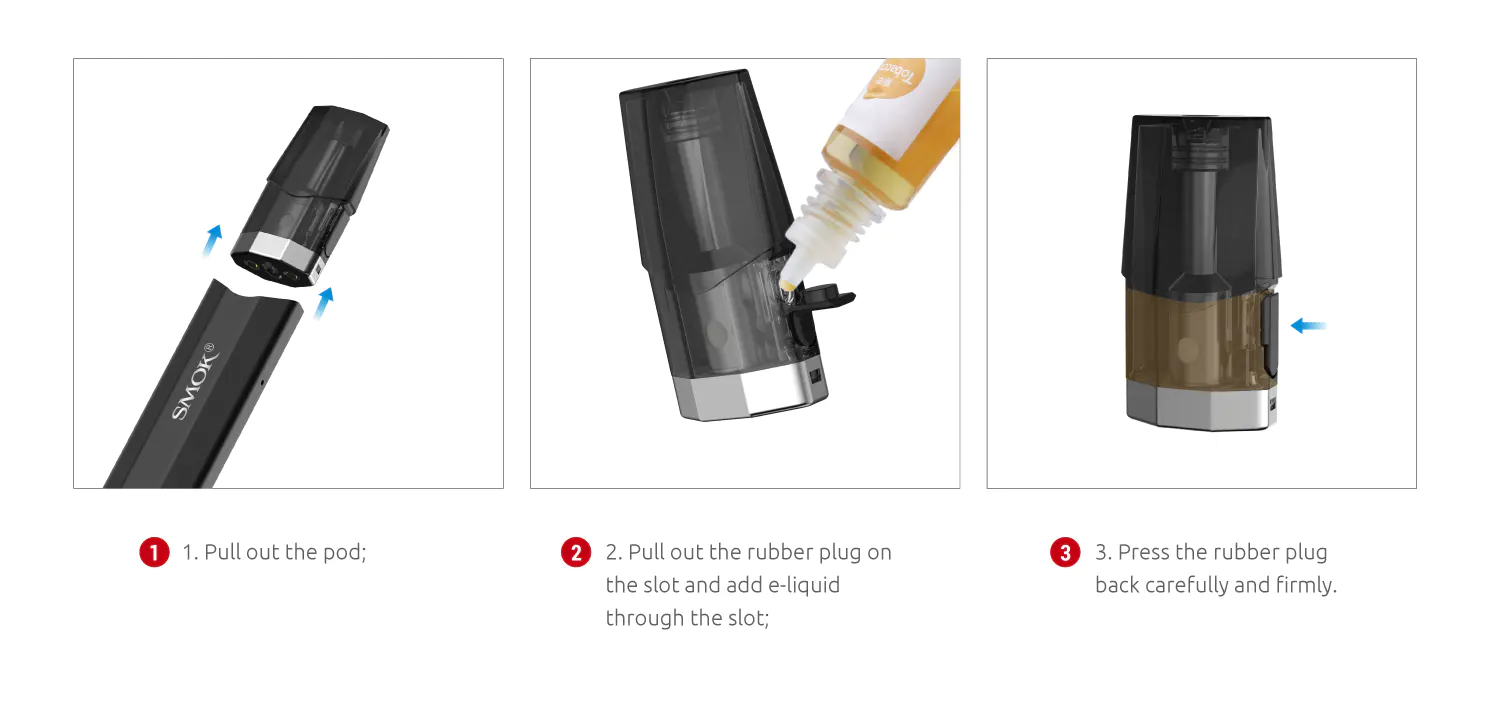Smoktech Nfix DC MTL cartridge 3,0ml 0,8ohm