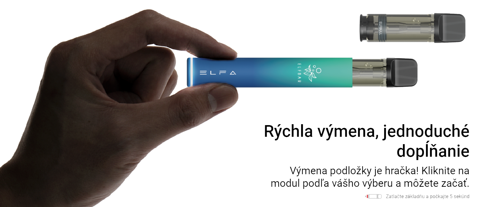 Elf Bar ELFA Pods cartridge 2Pack Apple Peach 20mg