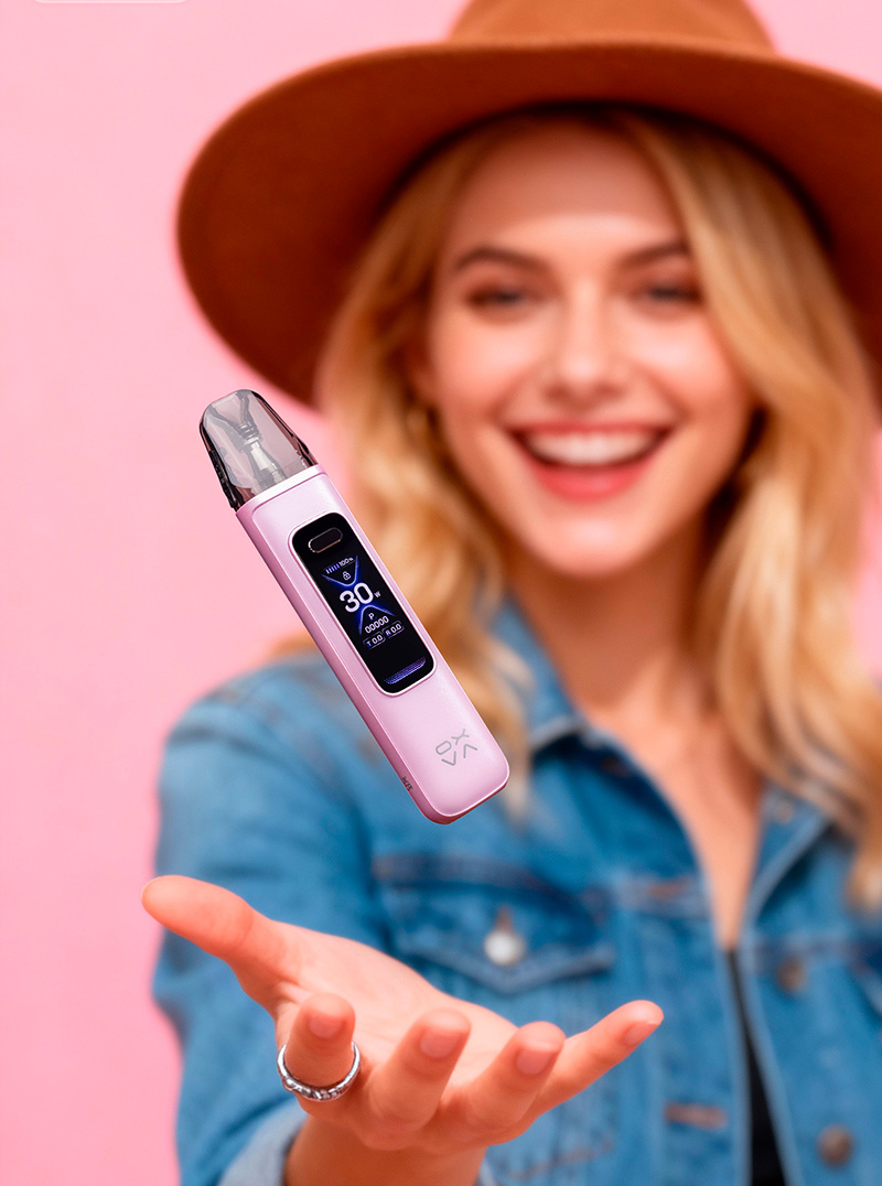 OXVA Xlim Pro 3 Pod Kit 1500 mAh Brown Leather 1 ks