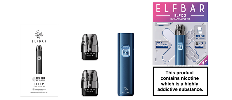 Elf Bar ELFX 2 1700mAh Matte Black