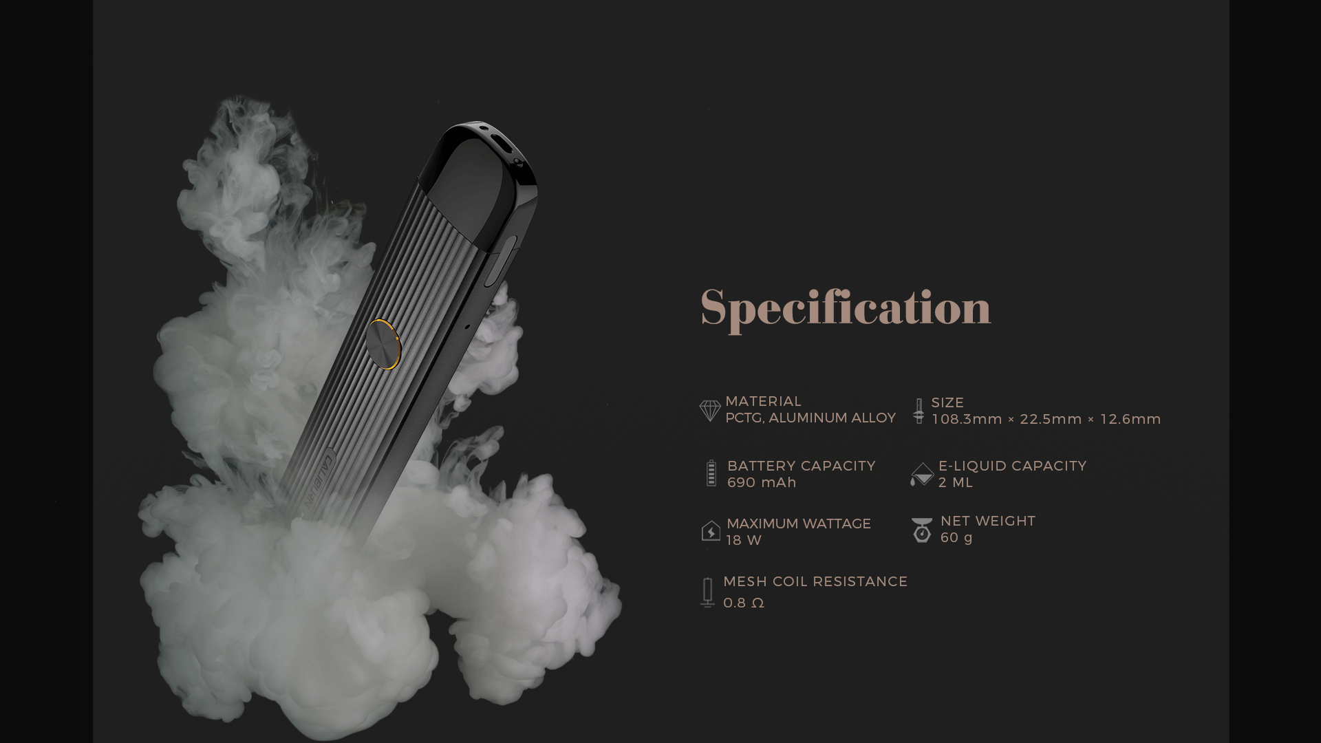 Uwell žeraviaca hlava Caliburn G - 0,8 ohm