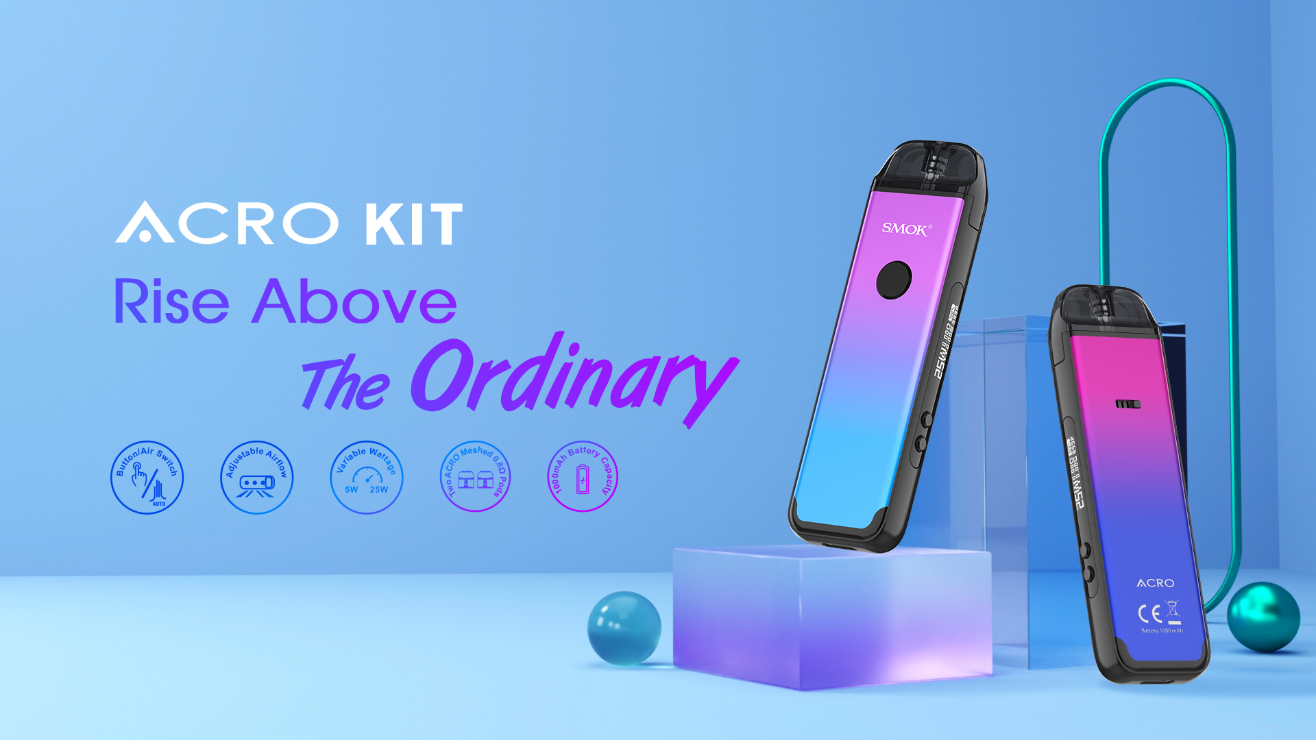 Smoktech ACRO cartridge 0,8ohm 2ml