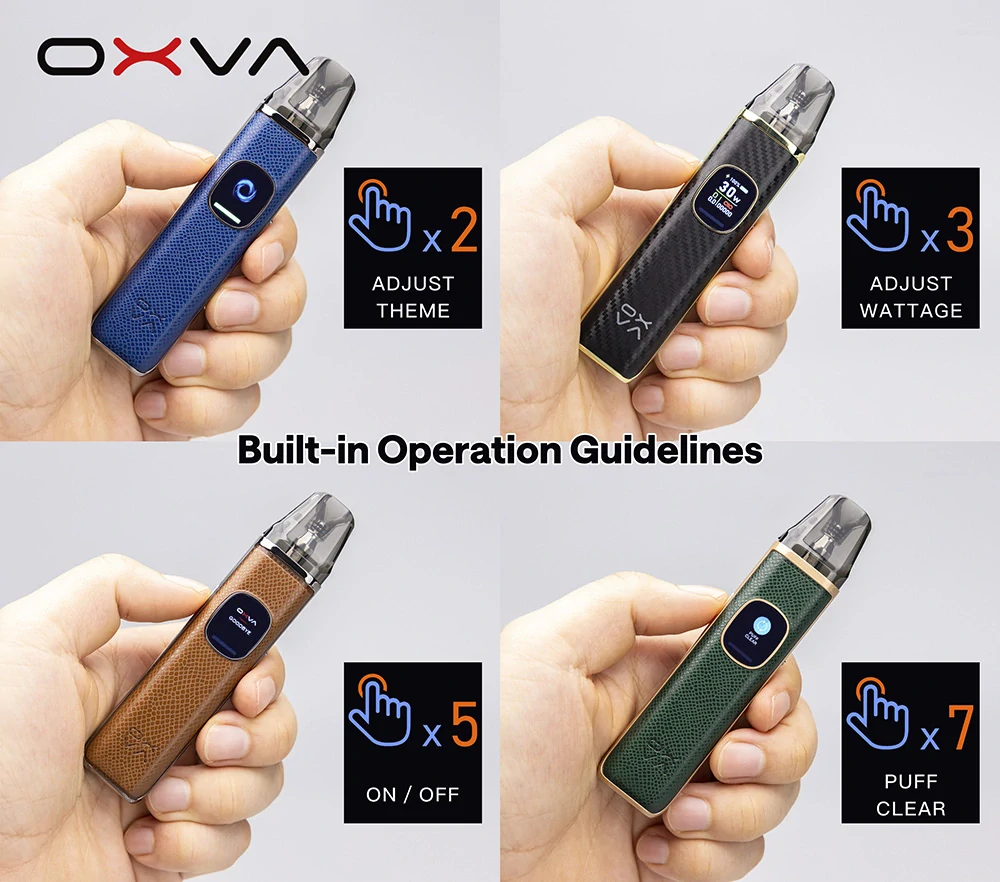 OXVA Xlim Pro 2 Pod Kit 1300 mAh Titanium Blue 1 ks