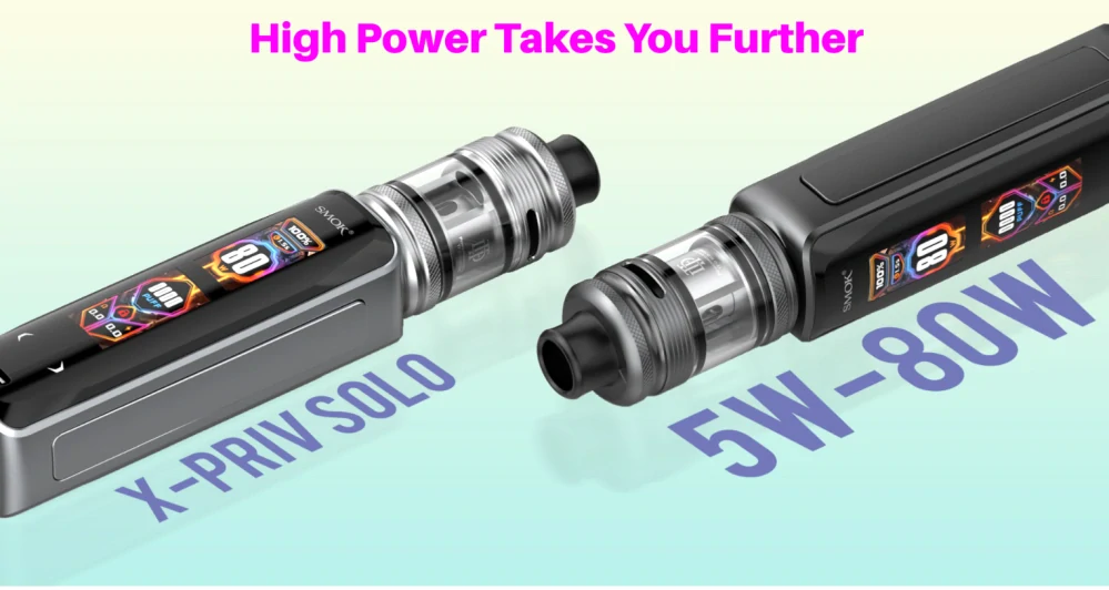 Smoktech X-PRIV Solo 80W Grip Full Kit Black Shell