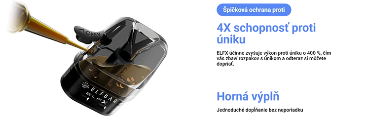 Elf Bar ELFX Dual POD cartridge 2ml 0,8 ohm 