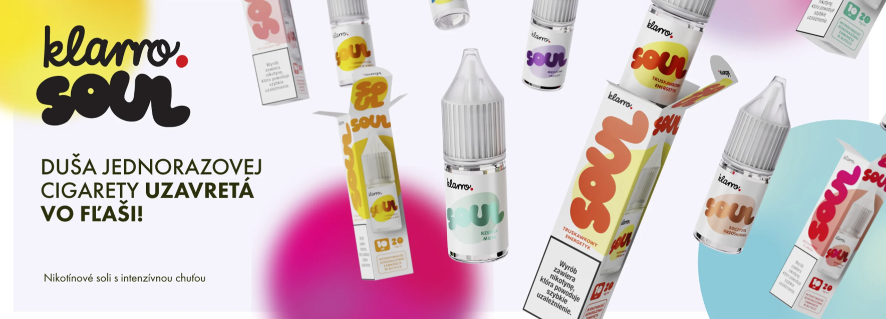 e-liquid Klarro Soul Salt Čerstvá Mäta 10ml - 20mg
