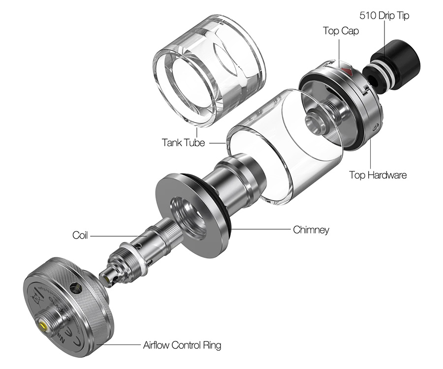 Aspire Nautilus 3 MTL atomizér 4ml - Silver