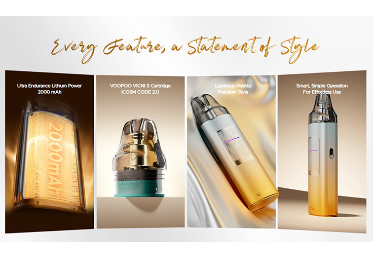 VOOPOO VINCI S Pod 2000mAh Black 1ks