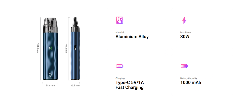 Elf Bar ELFX Mini Pod 1000mAh Sky