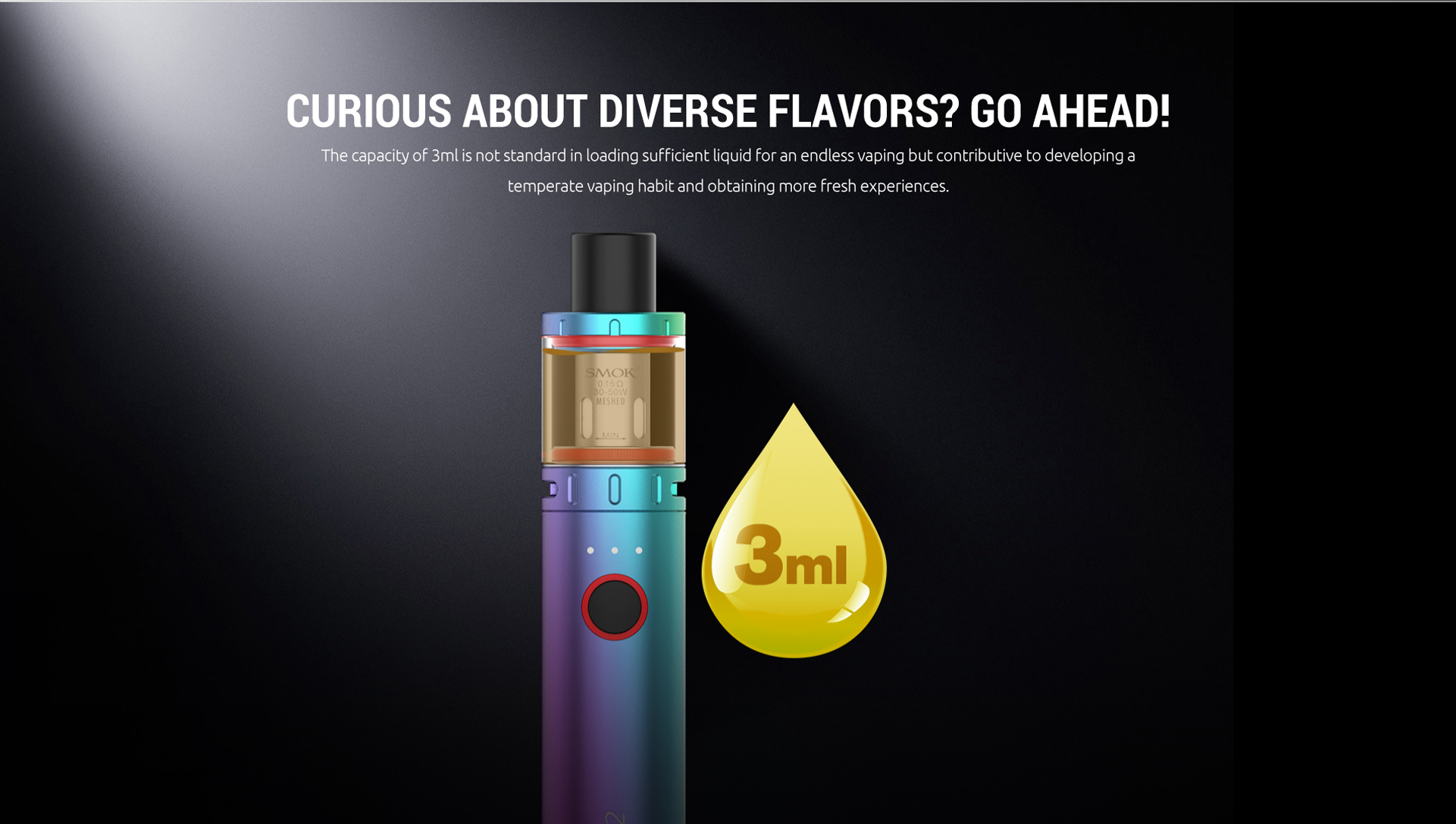 SmokTech VAPE PEN V2 1600mAh - BLACK