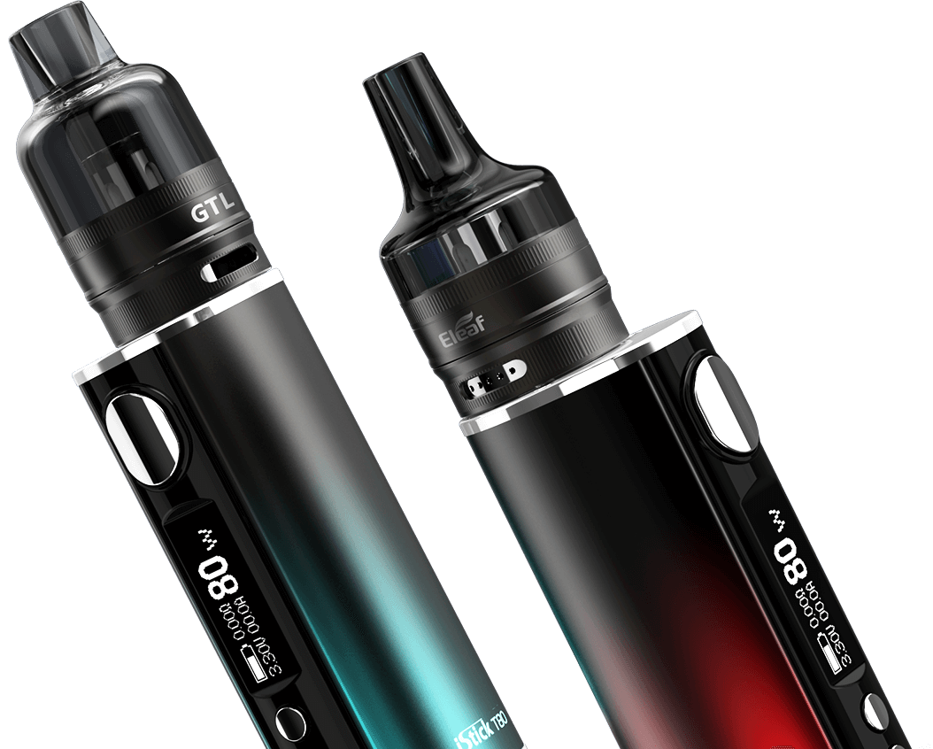 Eleaf full kit iStick T80 with GTL Pod Tank - Gunmetal