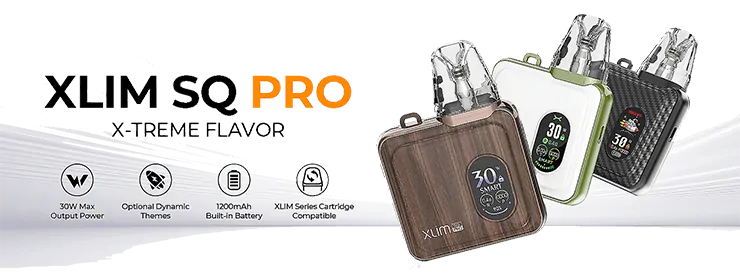 OXVA Xlim SQ Pro 1200mAh Black Leather 1ks 