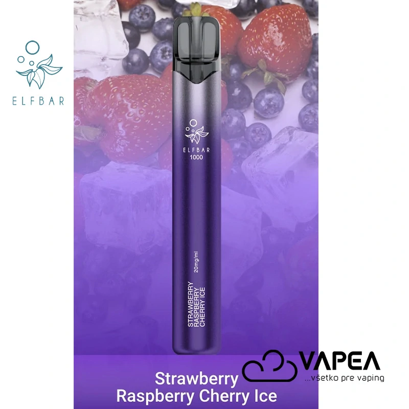 ElfBar 1000 Grape 20 mg 1000 poťahov 1ks