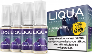 LIQUA Elements 4pack BLACKCURRANT 4x10ml 12mg nikotínu