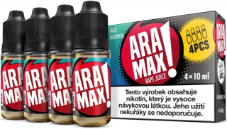 ARAMAX 4Pack Max Menthol 4x10ml 3mg