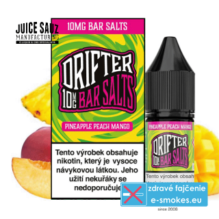 e-liquid Drifter Bar Salts Pineapple Peach Mango 10ml - 10mg