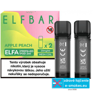 Elf Bar ELFA Pods cartridge 2Pack Apple Peach 20mg
