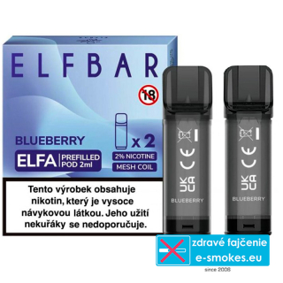 Elf Bar ELFA Pods cartridge 2Pack Blueberry 20mg 