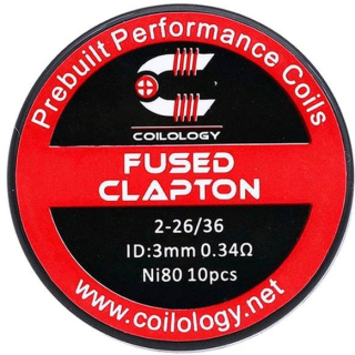 Coilology predmotané špirálky Fused Clapton Ni80 0,34ohm - 10ks