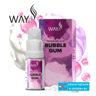 WAY to Vape Bubble Gum 10 ml 3 mg