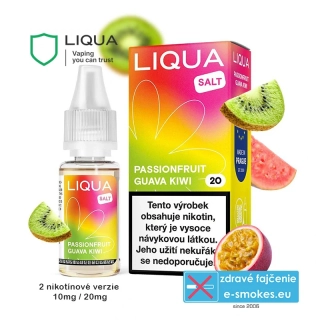 Liqua Salt Passionfruit Guava Kiwi 10 ml 20mg