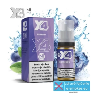 e-liquid X4 Bar Juice Blueberry 10ml 20mg