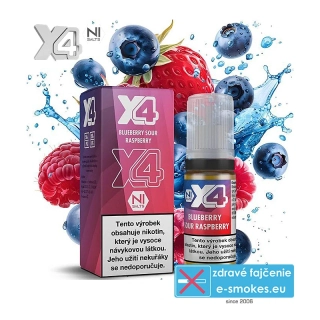 e-liquid X4 Bar Juice Blue Sour Raspberry 10ml 20mg