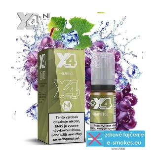 e-liquid X4 Bar Juice Grape Ice 10ml 20mg