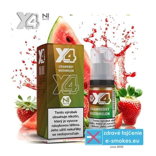 e-liquid X4 Bar Juice Strawberry Watermelon 10ml 20mg