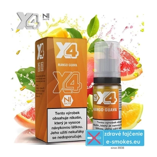 e-liquid X4 Bar Juice Mango Guava 10ml 10mg
