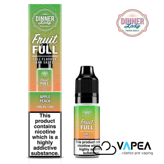 Dinner Lady Fruit FULL Salt Apple Peach 10ml - 20mg