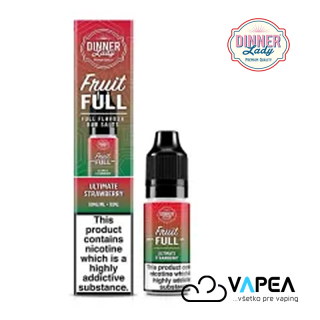 Dinner Lady Fruit FULL Salt Ultimate Strawberry 10ml - 20mg