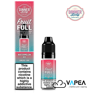 Dinner Lady Fruit FULL Salt Watermelon Ice 10ml - 20mg
