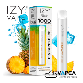 IZY VAPE ONE+ Pineapple Ice 0mg 1000 poťahov